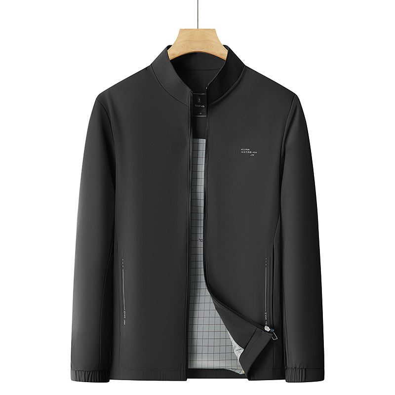 Herren Urbaner Stehkragen-Blouson mit minimalistischer Softshell-Optik Nord Taschen