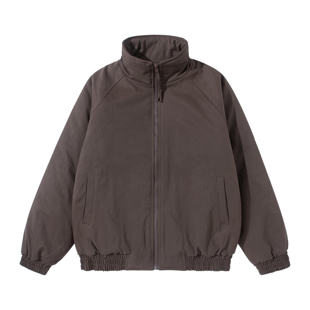Unisex Kurz geschnittener Boxy‑Stehkragen‑Blouson mit elastischem Saum und verdeckten Einschubtaschen Nord Taschen