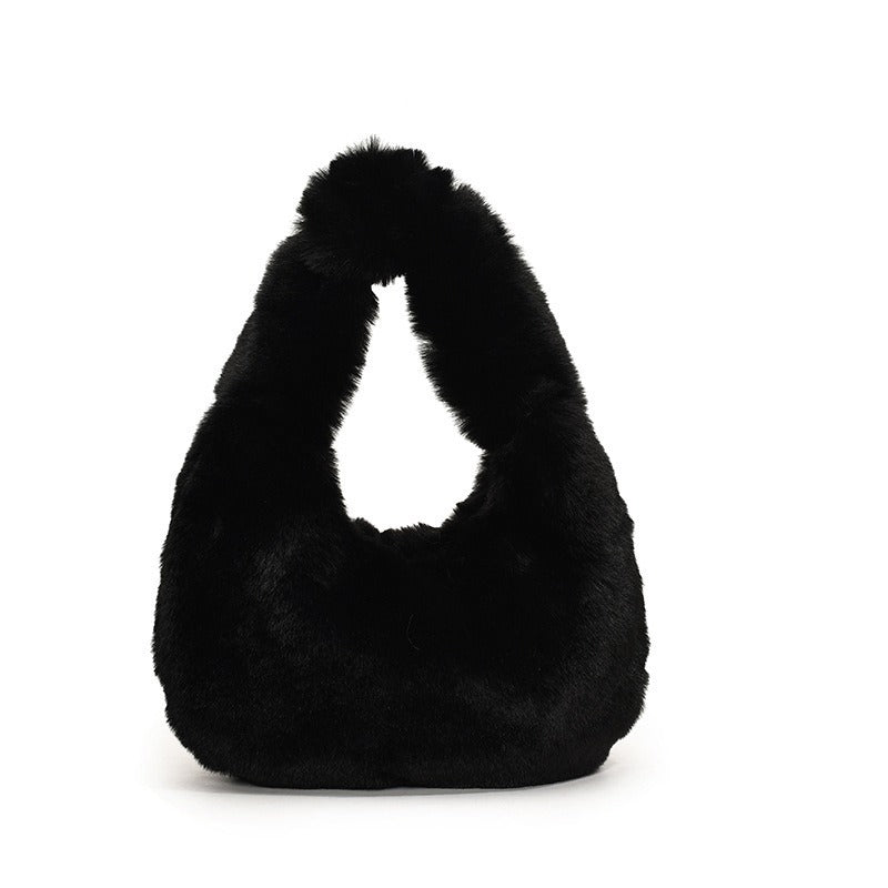 Damen Handtasche aus luxuriösem Kunstfell Nord Taschen