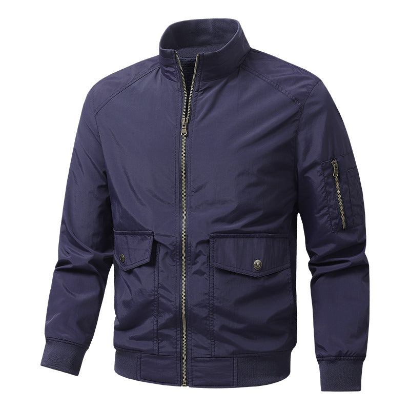 Herren Sportliche Jacke mit hohen Kragen und praktischen Taschen Nord Taschen