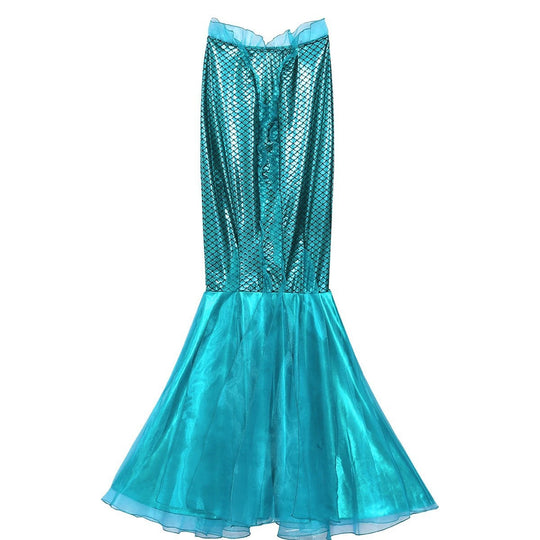 Damen Meerjungfrau-Kleid mit schimmerndem Oberteil und voluminösem Tüllrock Nord Taschen