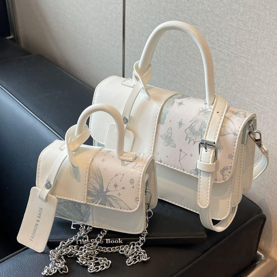 Damen elegante Umhängetasche mit floralem Design und modischen Akzenten Nord Taschen