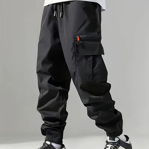 Herren Cargo-Jogginghose im Utility‑Style mit versiegelter Reißverschlusstasche & elastischen Beinbündchen Nord Taschen