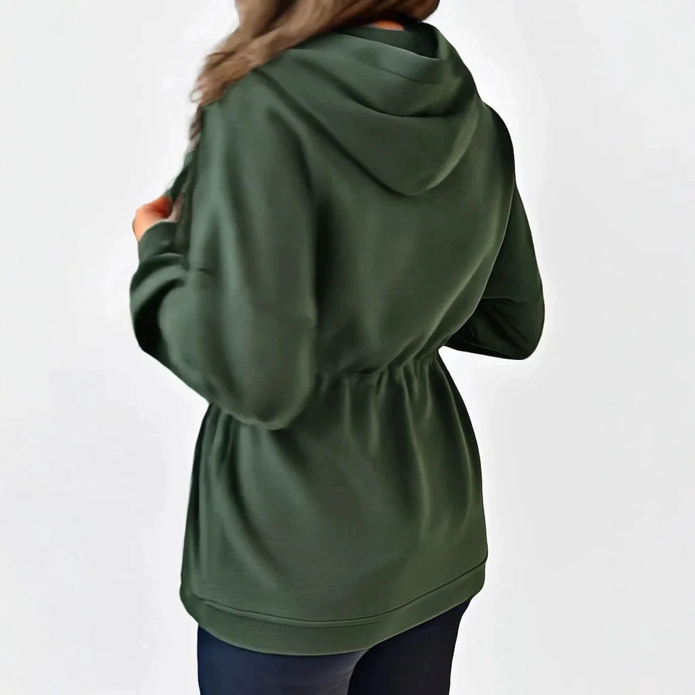 Damen Modische Sportjacke mit Taillenregulierung Nord Taschen