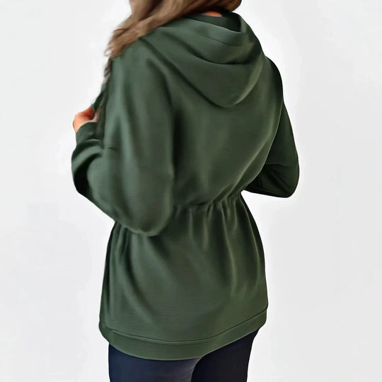 Damen Modische Sportjacke mit Taillenregulierung Nord Taschen