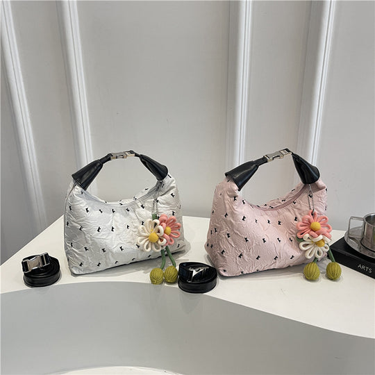 Damen modische Umhängetasche mit floralem Detail Nord Taschen