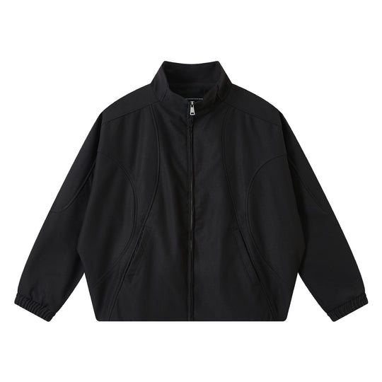 Unisex Kurz geschnittener Boxy‑Bomber mit ergonomischen Teilungsnähten und elastischen Bündchen Nord Taschen