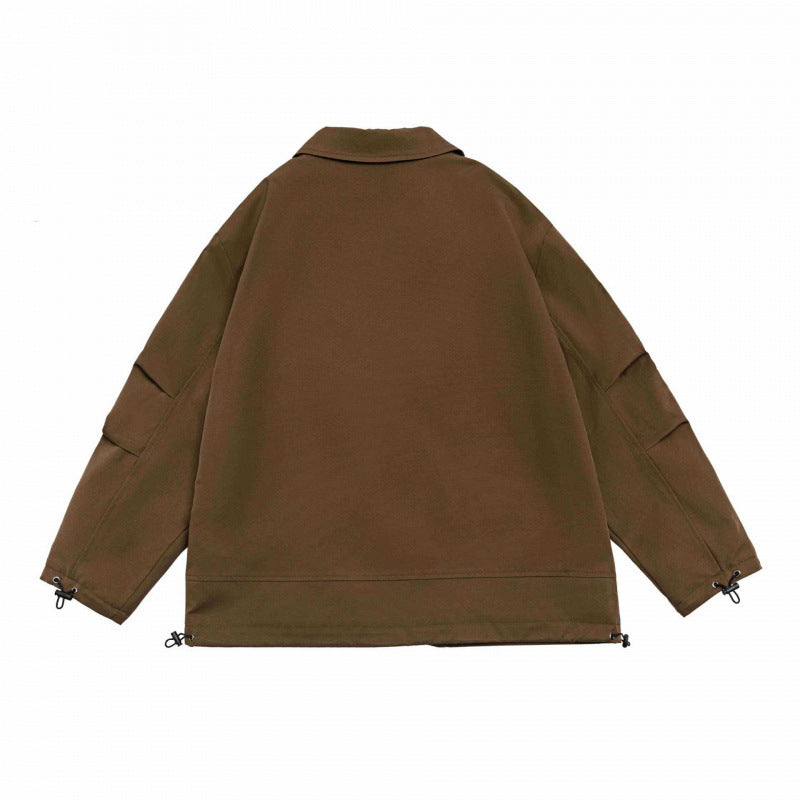 Unisex Oversize-Blazerjacke im Utility-Look mit Tunnelzug und aufgesetzten Eingrifftaschen Nord Taschen