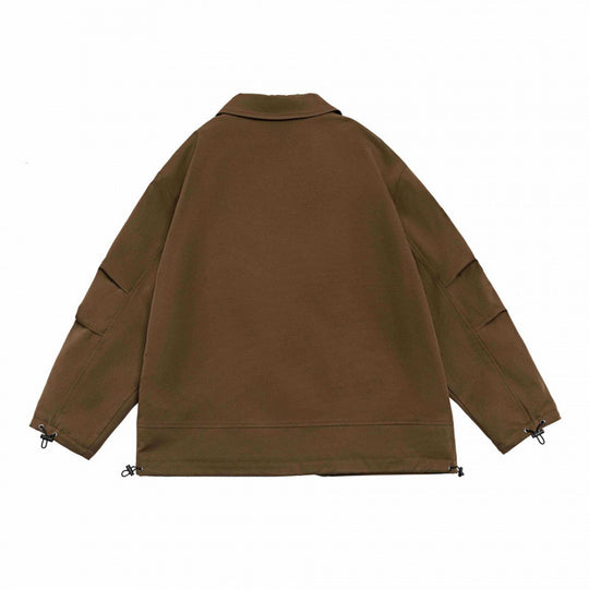 Unisex Oversize-Blazerjacke im Utility-Look mit Tunnelzug und aufgesetzten Eingrifftaschen Nord Taschen