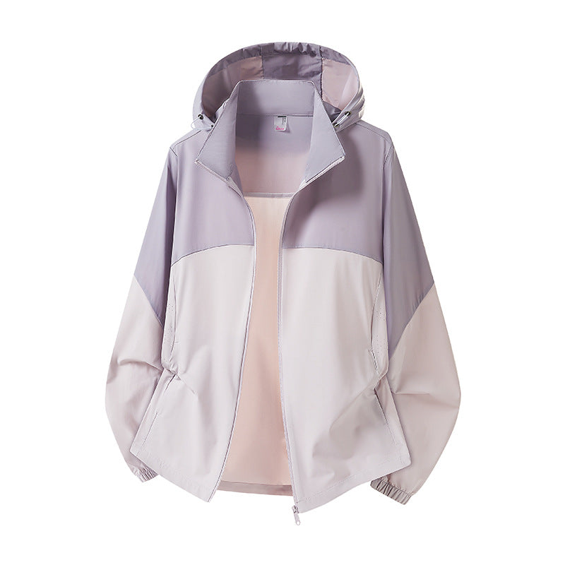 Herren Leichte Kapuzen-Regenjacke mit atmungsaktivem Softshell-Material und elastischen Bündchen Nord Taschen