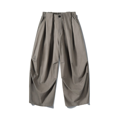 Damen Weite Culotte-Hose mit hohem Bund, Plissee-Detail und Utility-Panel Nord Taschen