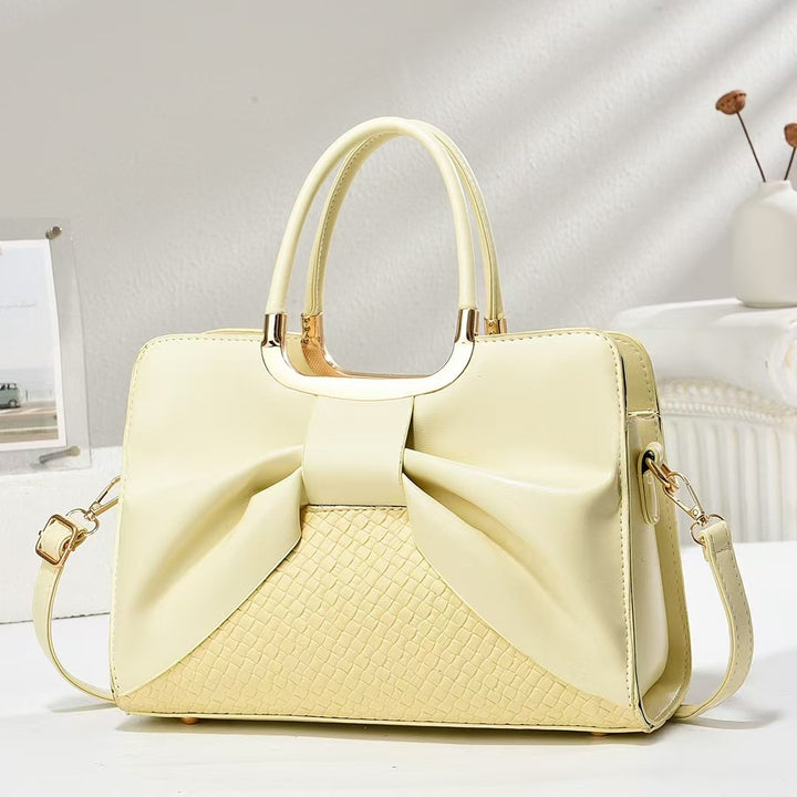Damen elegante Handtasche mit Schleifenakzent Nord Taschen