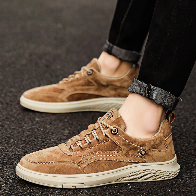 Herren Sneakers mit weichem Wildleder und atmungsaktiven Einsätzen Nord Taschen