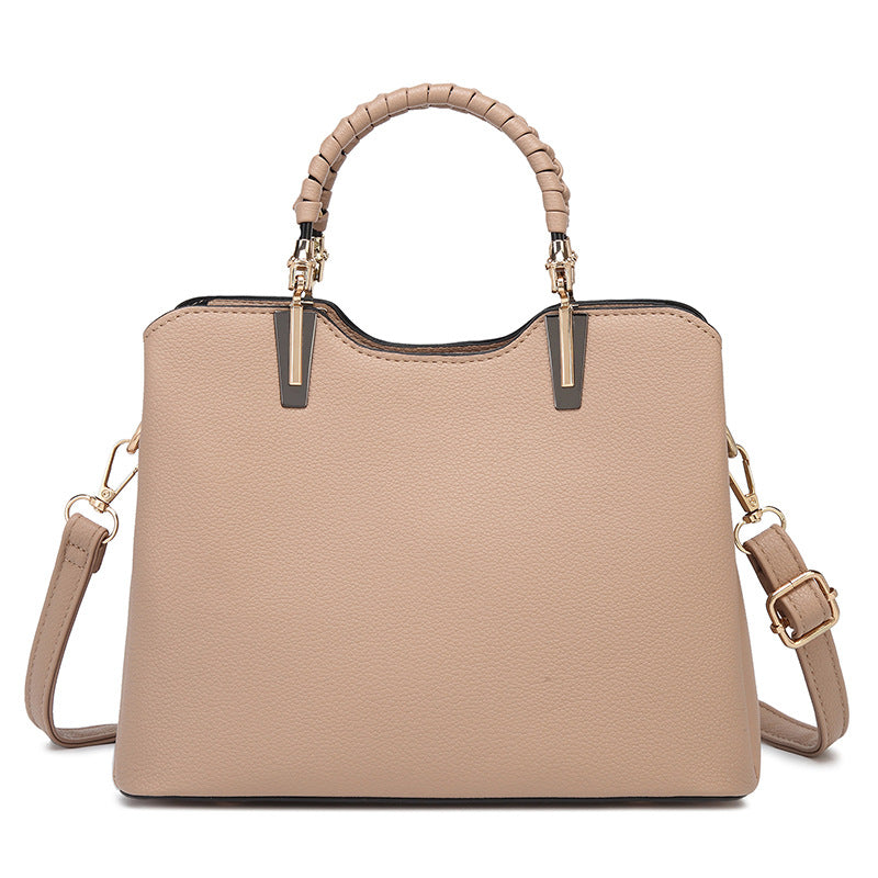 Damen Handtasche mit strukturierten Griffen und elegantem Innenfach Nord Taschen