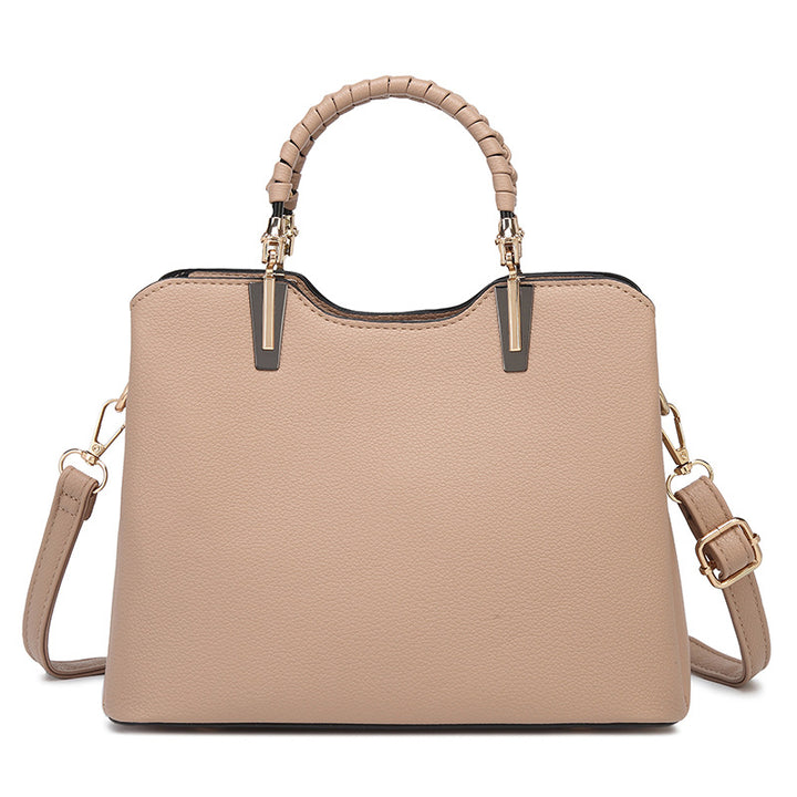 Damen Handtasche mit strukturierten Griffen und elegantem Innenfach Nord Taschen