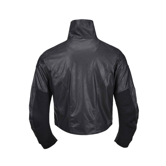 Herren Lederoptik‑Blouson mit hohem Stehkragen und Reißverschluss‑Brusttaschen Nord Taschen