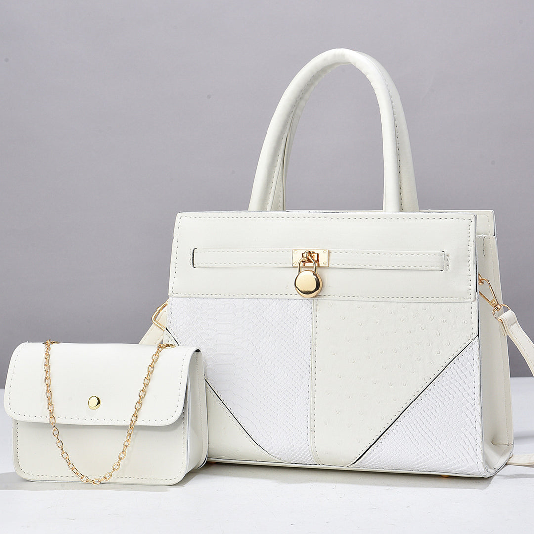 Damen elegante Handtasche mit abnehmbarer Mini-Clutch Nord Taschen