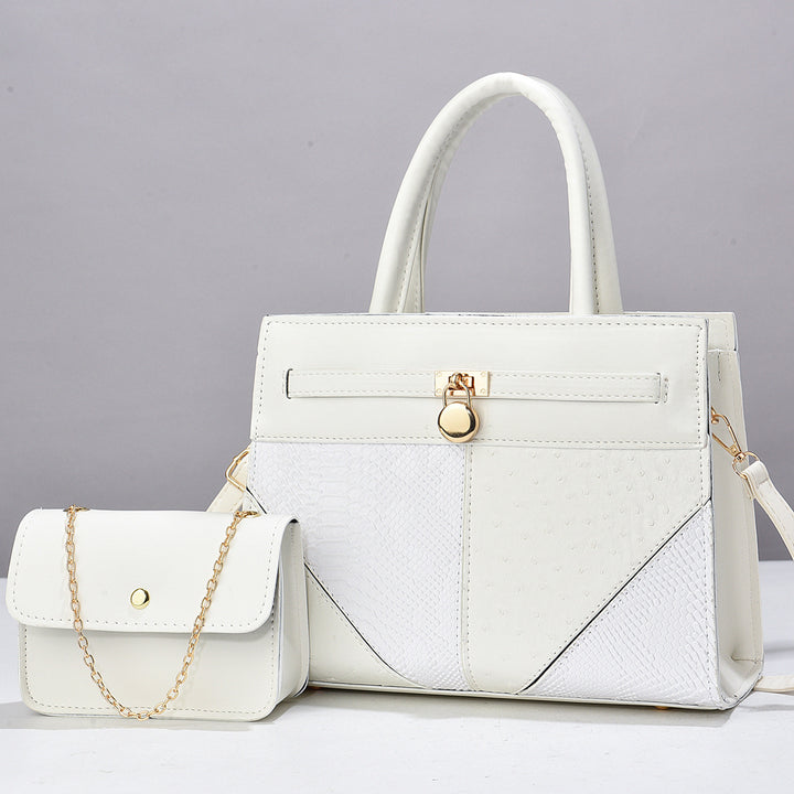 Damen elegante Handtasche mit abnehmbarer Mini-Clutch Nord Taschen