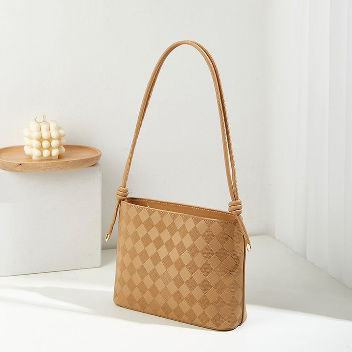 Damen elegante Schultertasche mit geflochtenem Design Nord Taschen