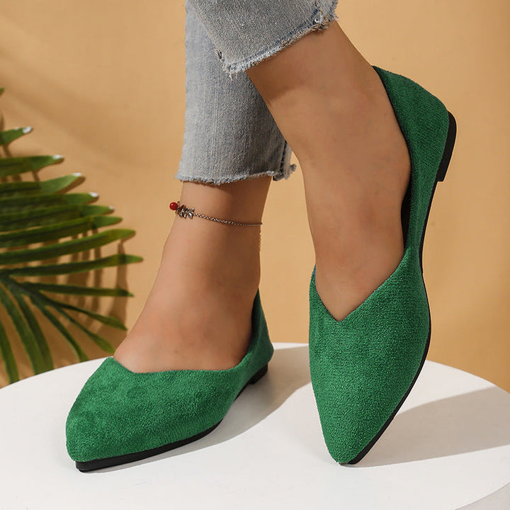 Damen Elegante Ballerinas mit flexiblem Fußbett und spitz zulaufendem Design