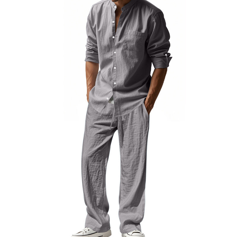 Herren lässiges Oberteil und lockere Hose Set