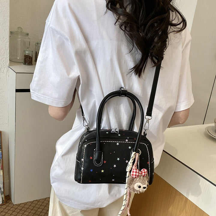 Damen Mini-Handtasche mit buntem Sternenmotiv Nord Taschen