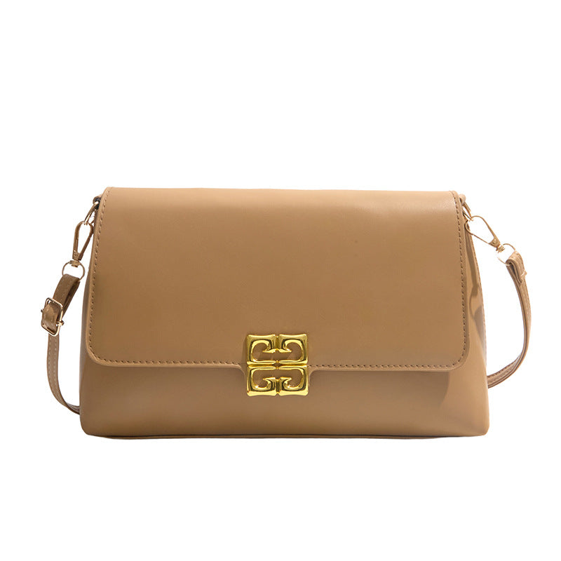 Damen Umhängetasche mit elegantem Klappverschluss und luxuriösen Details Nord Taschen