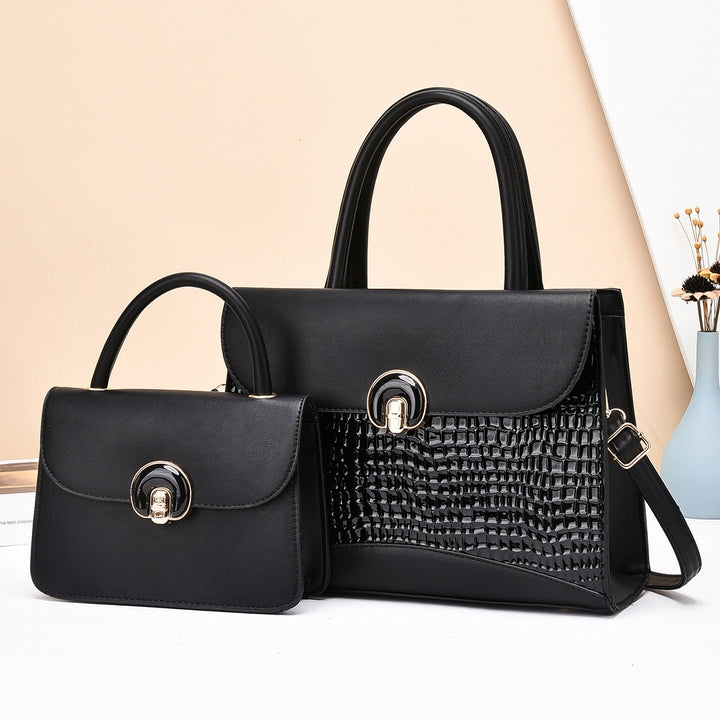 Damen Handtaschen-Set mit luxuriösem Krokodillederdesign Nord Taschen