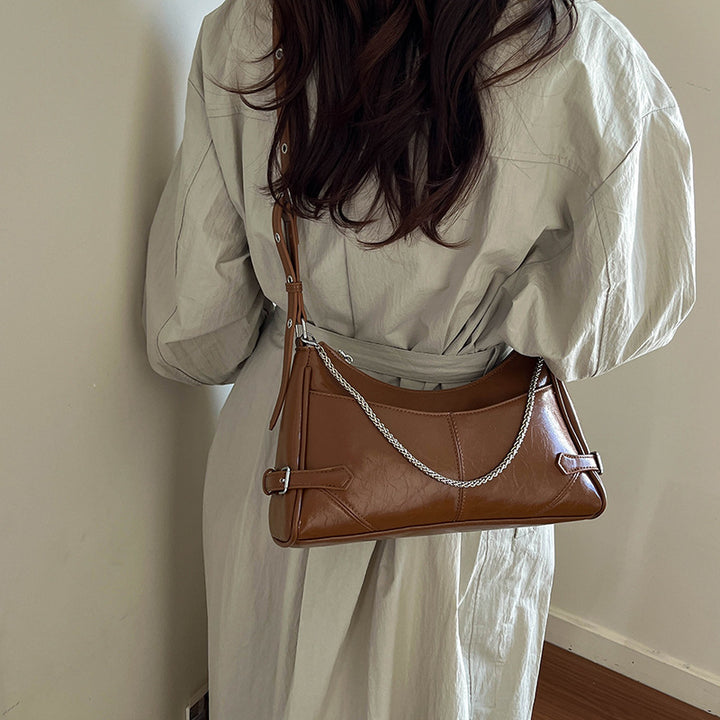 Damen Schultertasche im eleganten Minimalismus Stil Nord Taschen