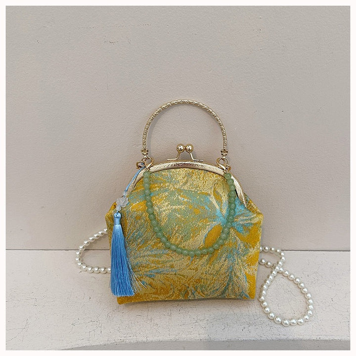 Damen elegante Geldbörse mit kunstvollem Blumenmuster Nord Taschen