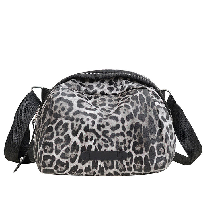 Damen Umhängetasche mit buntem Leopardenmuster Nord Taschen