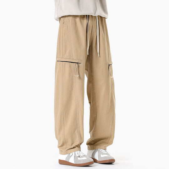 Herren Weite Cargo-Jogginghose im Baggy‑Schnitt mit Kordelbund & Mehrfachtaschen Nord Taschen