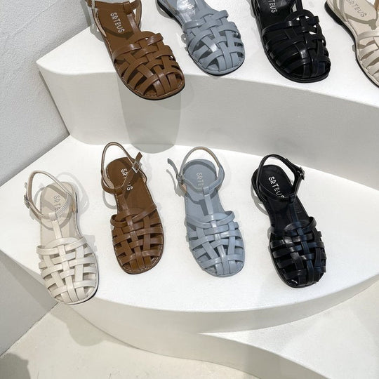 Damen Komfortable und atmungsaktive Zehentrenner-Sandalen