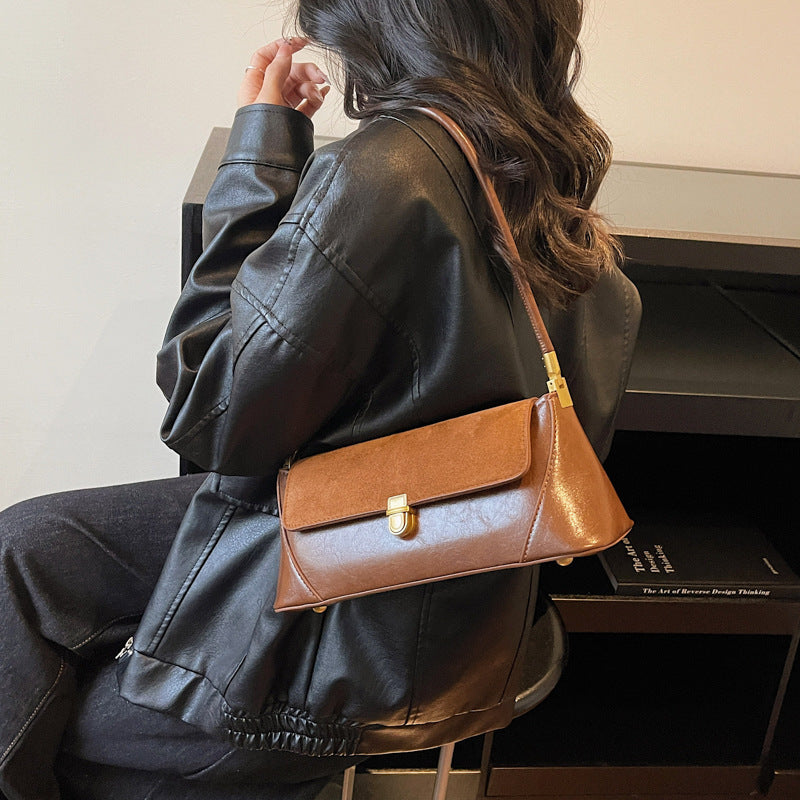 Damen Handtasche mit elegantem Klappverschluss Nord Taschen