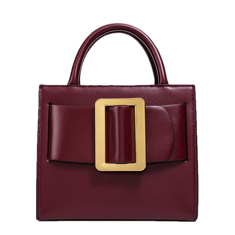Damen Designer Handtasche mit markantem Schnallenverschluss Nord Taschen