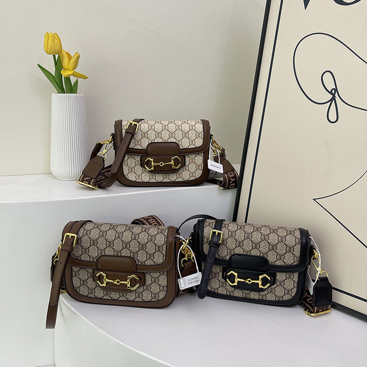 Damen elegante Umhängetasche mit strukturierter Oberflächenverarbeitung Nord Taschen