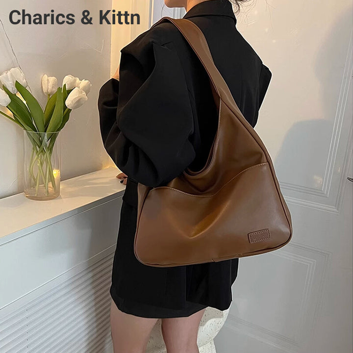 Damen Hobo-Tasche mit hochwertigem Kunstleder und geräumiger Innentasche Nord Taschen