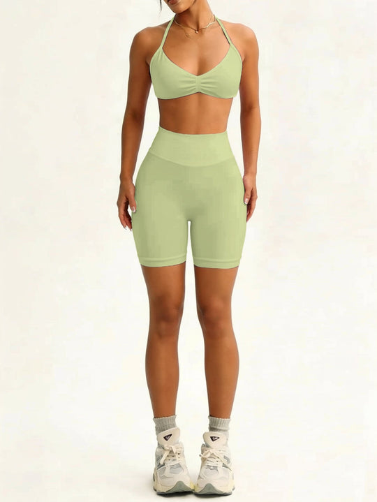 Damen Sportliches Bikini-Set mit hochelastischem Material und verstellbaren Trägern