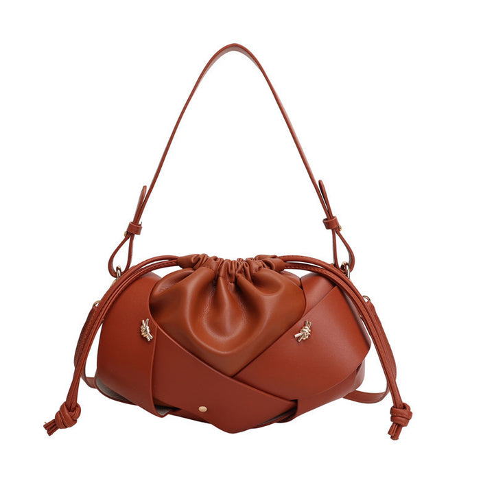 Damen Hobo-Tasche mit raffiniertem Kordelzug und eleganter Webstruktur Nord Taschen
