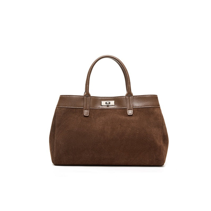 Damen elegante Handtasche aus feinem Wildleder Nord Taschen