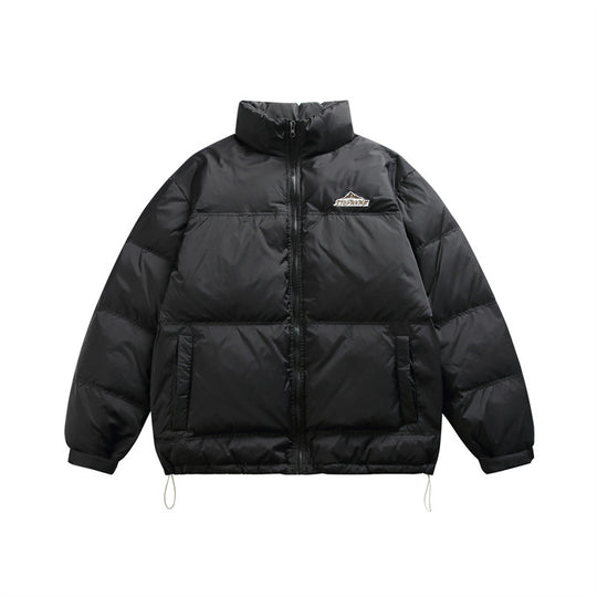 Unisex Boxy-wattierte Thermojacke mit Kordelzugsaum und Stehkragen Nord Taschen