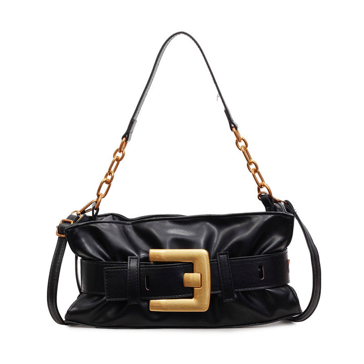 Damen Umhängetasche mit eleganter Gürtelschnalle Nord Taschen