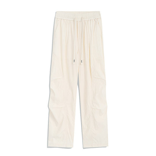 Herren Utility-Cargo-Loungehose mit Tunnelzugbund, Mehrfachtaschen & weitem Bein Nord Taschen