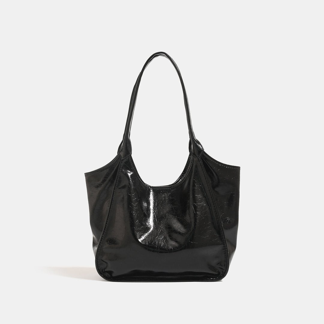 Damen modische Tote-Tasche mit glänzender Oberfläche Nord Taschen