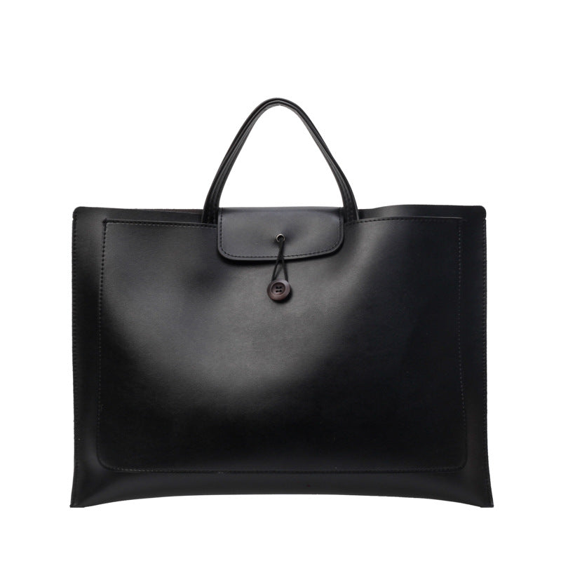 Damen elegante Tragetasche mit praktischer Klappverschluss | Nord Taschen