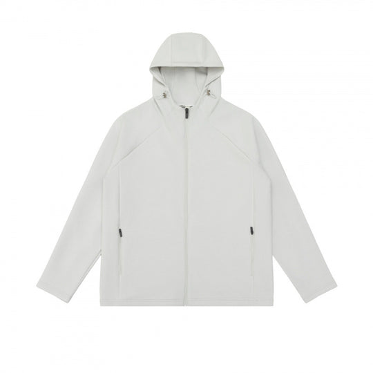 Unisex Leichte Kapuzen-Zipjacke aus technischem Fleece mit Raglanärmeln Nord Taschen