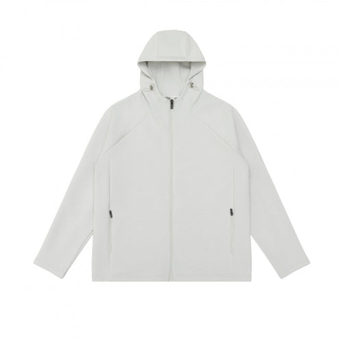 Unisex Leichte Kapuzen-Zipjacke aus technischem Fleece mit Raglanärmeln Nord Taschen