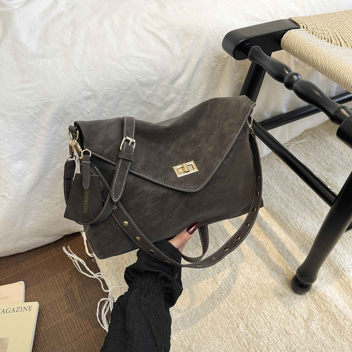 Damen elegante Schulterhandtasche mit verstellbarem Trageriemen Nord Taschen