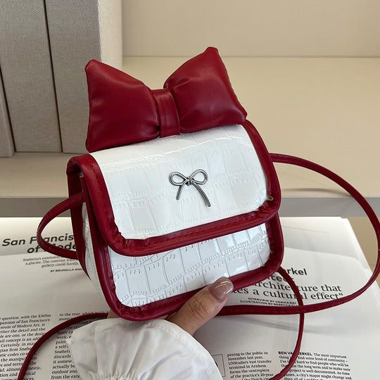 Damen Mini-Handtasche mit verspieltem Schleifendetail Nord Taschen