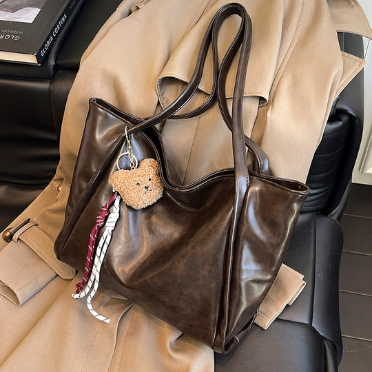 Damen Shopper-Tasche aus hochwertigem Kunstleder mit geräumigem Innenleben Nord Taschen